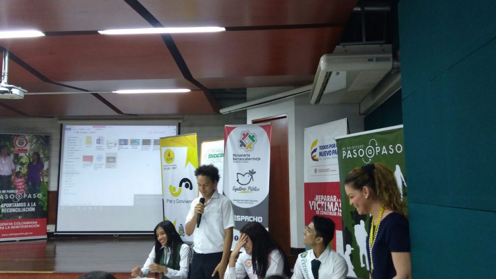 Niños de la mesa de participación los protagonistas en el Compos
