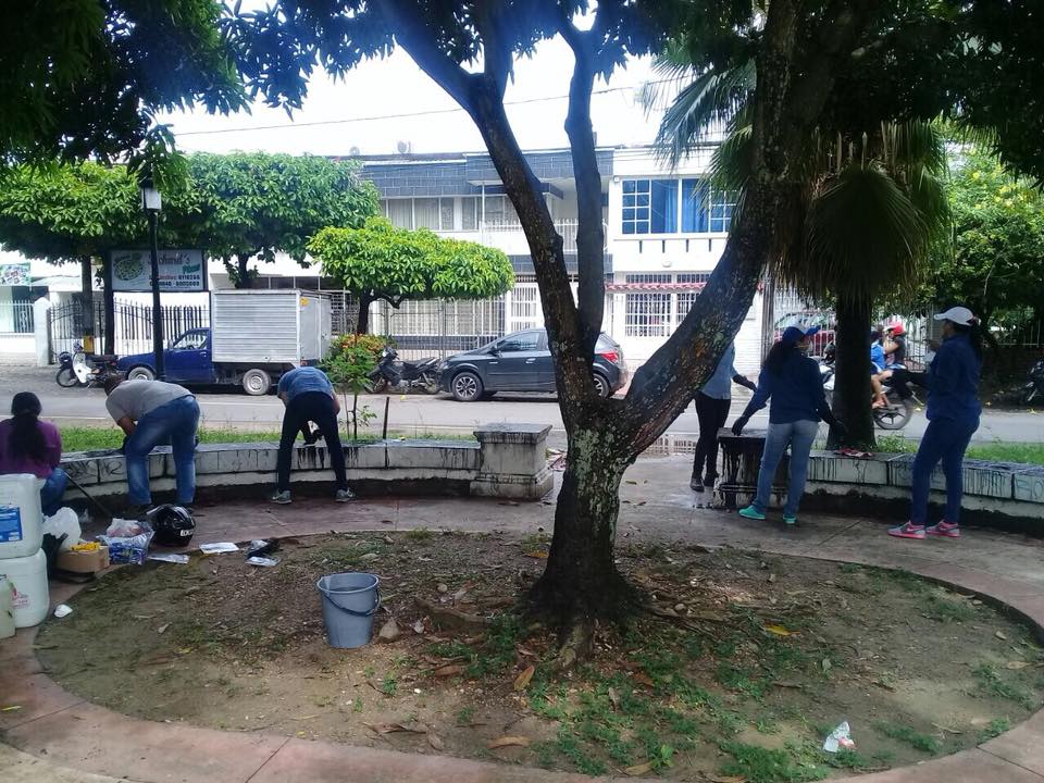 Personal de la Alcaldía se encargó de limpiar el Paseo de la Cultura