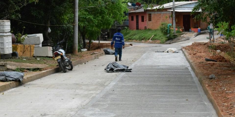 Barrio 16 de marzo totalmente pavimentado, "Estamos cumpliendo":  Alcaldía Municipal