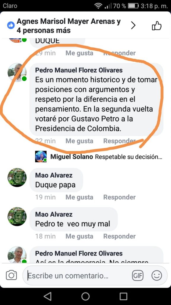 ¿Hay división en Cambio Radical de Barrancabermeja?