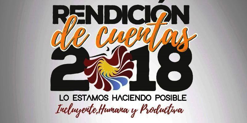 Aquí está el informe de la Rendición de Cuentas de la Alcaldía 201