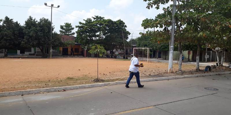 La USO se vincula con obras sociales en barrios de Barrancabermeja