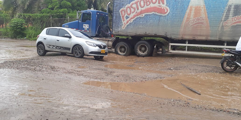 Reclamos por el estado de abandono en que se encuentra la Vía Nacional