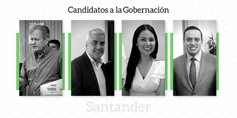 Estos son los candidatos para la Gobernación de Santander 2020 – 2023