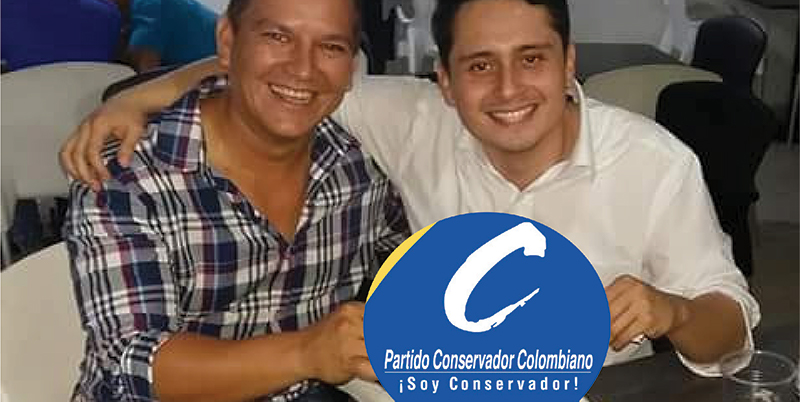 Jonathan y Quiroga felices por aval del partido Conservador