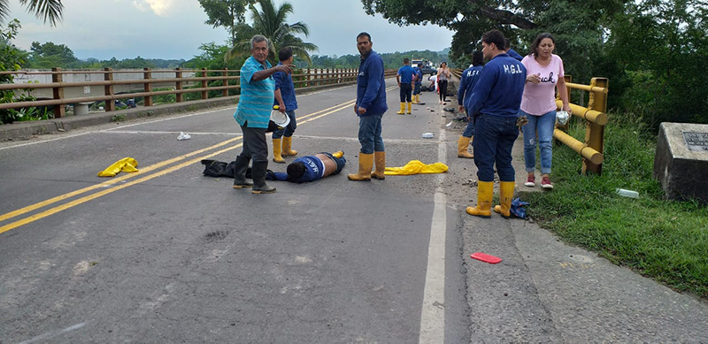 Accidente en vía a Sabana de Torres deja a una persona muerta