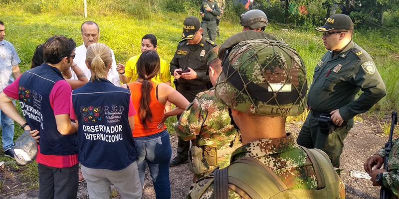 Marcha de campesinos se toma sector de Lizama en Barrancabermeja