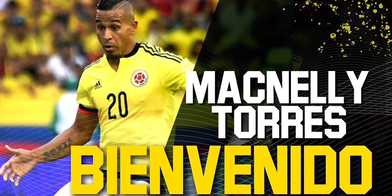 Macnelly Torres se viste de ‘Aurinegro’