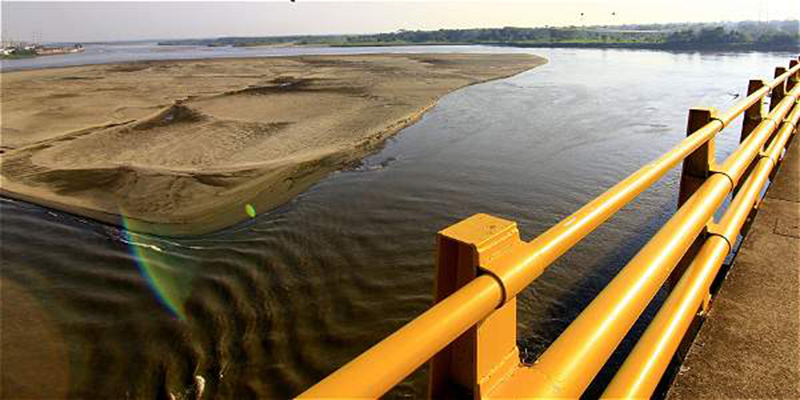 En Barrancabermeja, preocupación por el bajo nivel del río Magdalena