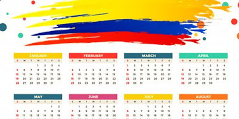 Estos son los 18 días feriados oficiales en Colombia en 2020