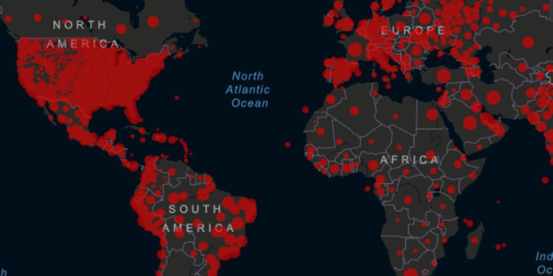 Muertos por COVID-19 en todo el mundo superan la barrera de los 560.000