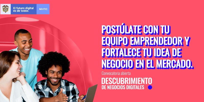 Convocatoria para descubrir nuevos negocios digitales