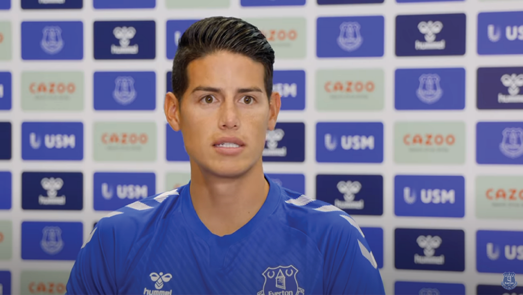 James Rodríguez ficha por el Everton