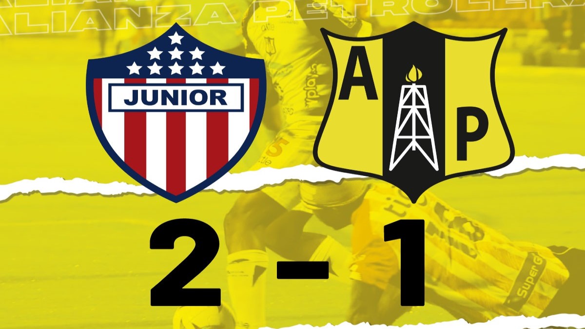 Alianza Petrolera cae derrotado 2-1 a manos del Junior