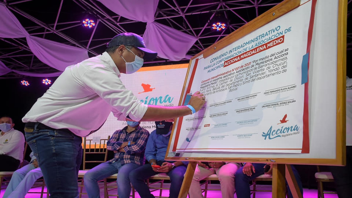 Crean Asociación de Municipios del Magdalena Medio