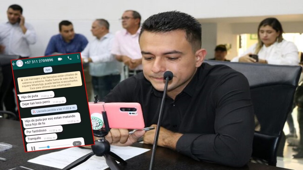 Diputado de Santander denunció amenazas a través de WhatsApp