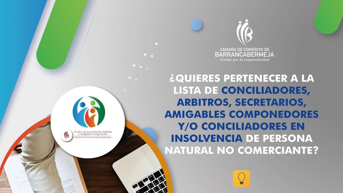 Cámara de Comercio convoca a abogados a vincularse al Centro de Conciliación de la entidad