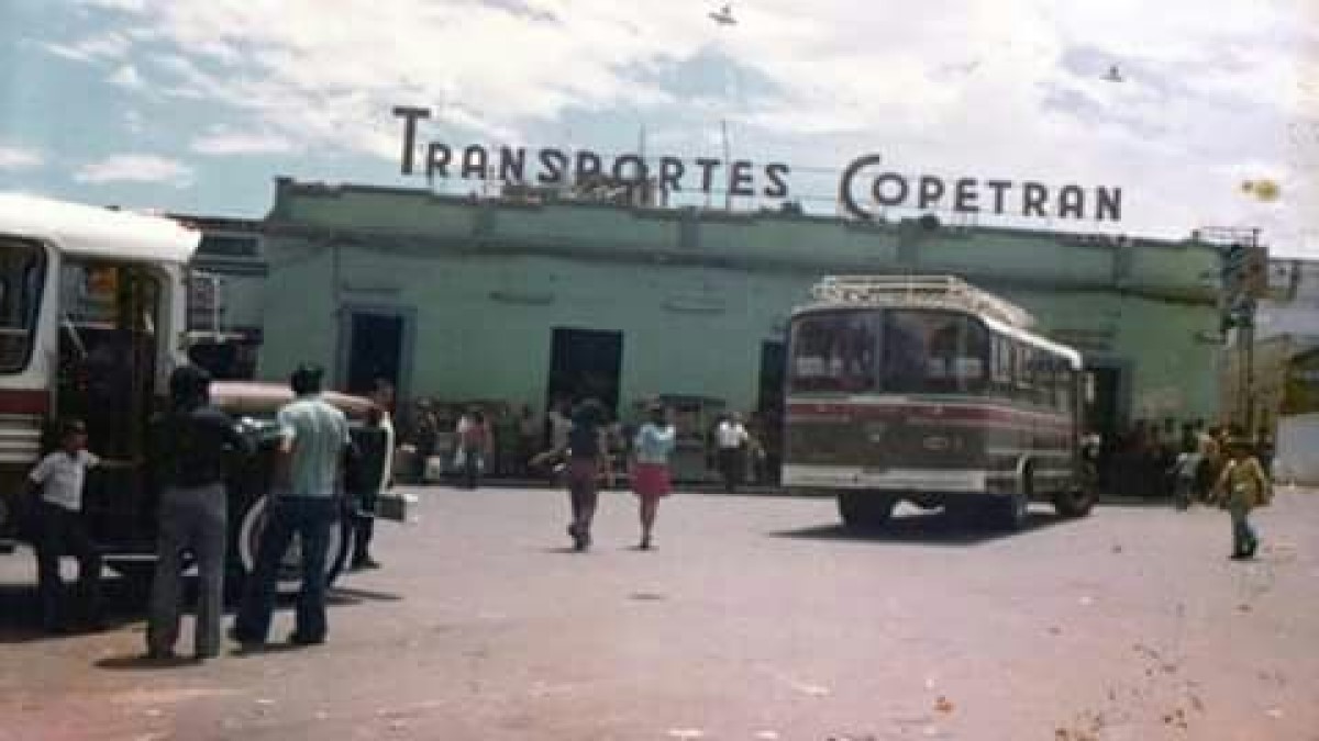 Así era —hace 50 años— el terminal de transportes de la empresa Copetrán en la ciudad de Bucaramanga