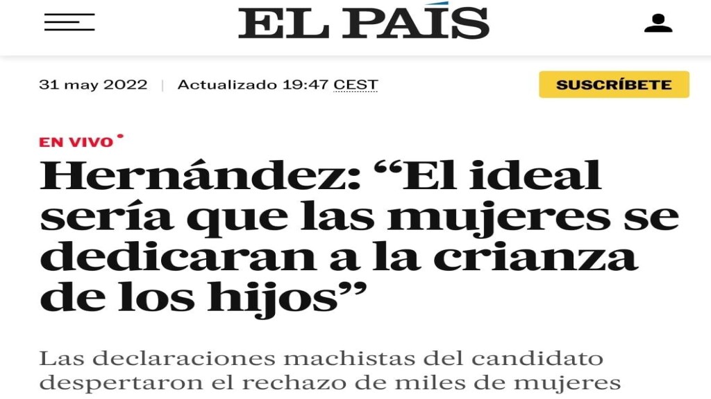 Rodolfo Hernández: “El ideal sería que las mujeres se dedicaran a la crianza de los hijos”