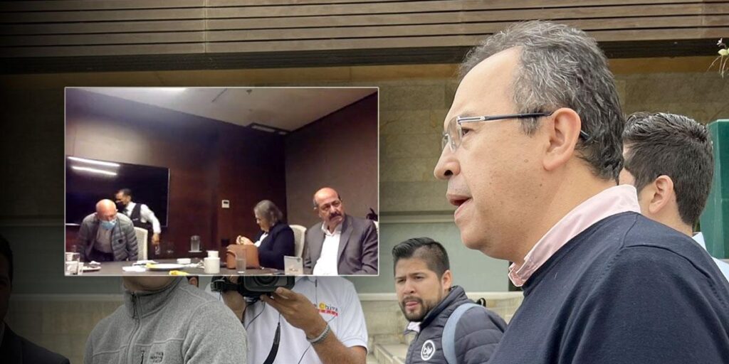 Alfonso Prada, jefe de debates del candidato Gustavo Petro, explicó que los audios filtrados en las últimas horas, son ilegales e incurren en un delito