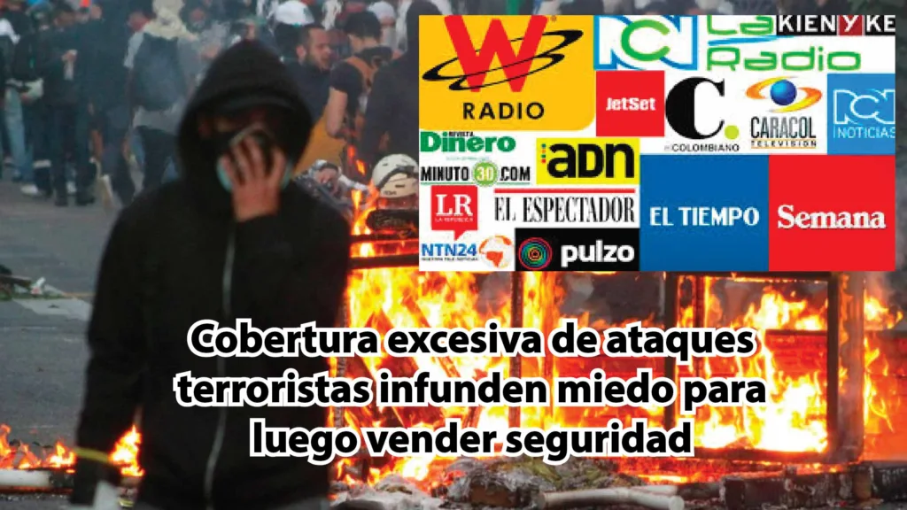 Cobertura excesiva de ataques terroristas infunden miedo para luego vender seguridad