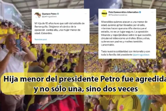 Hija menor del presidente Petro fue agredida y no sólo una, sino dos veces Barranquilla