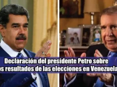 Declaración del presidente Petro sobre los resultados de las elecciones en Venezuela Declaración del presidente Petro sobre los resultados de las elecciones en Venezuela
