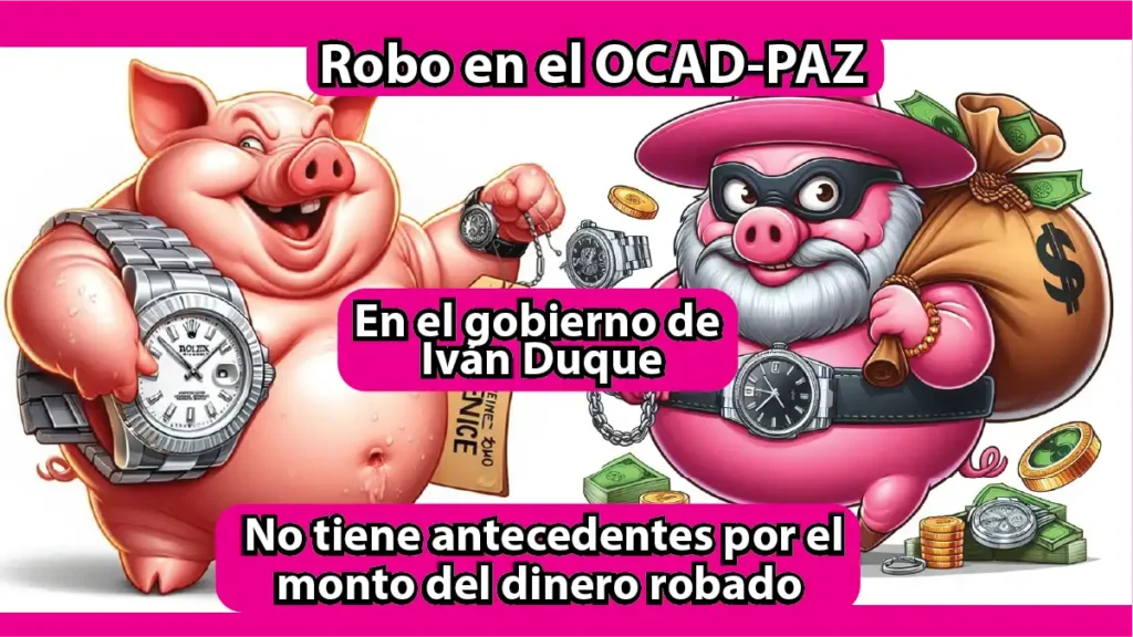 Robo en el OCAD-PAZ en el gobierno de Iván Duque