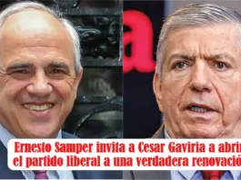 Ernesto Samper invita a Cesar Gaviria a abrir el partido liberal a una verdadera renovación