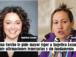 Carolina Corcho le pide mayor rigor a Angelica Lozano ante afirmaciones temerarias y sin fundamento