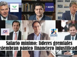 Salario mínimo: líderes gremiales siembran pánico financiero injustificado