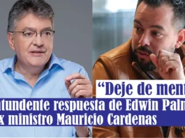 “Deje de mentir”: contundente respuesta de Edwin Palma a ex ministro Mauricio Cárdenas