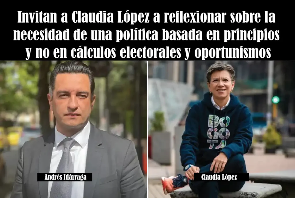 Invitan a Claudia López a reflexionar 