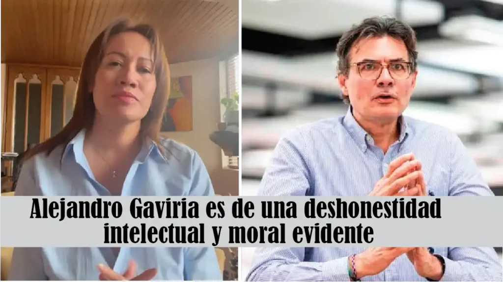 Alejandro Gaviria es de una deshonestidad intelectual y moral evidente