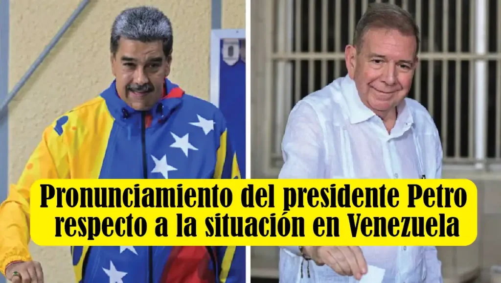 Pronunciamiento del presidente Petro respecto a la situación en Venezuela