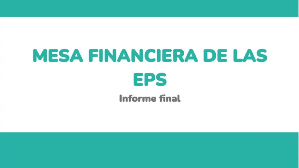 Mesa Financiera de las EPS