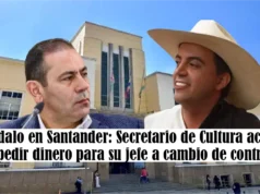 Escándalo en Santander: Secretario de Cultura acusado de pedir dinero para su jefe a cambio de contratos Escándalo en Santander: Secretario de Cultura acusado de pedir dinero para su jefe a cambio de contratos