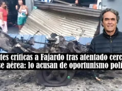 Fuertes críticas a Fajardo tras atentado cerca de base aérea: lo acusan de oportunismo político Fuertes críticas a Fajardo tras atentado cerca de base aérea: lo acusan de oportunismo político