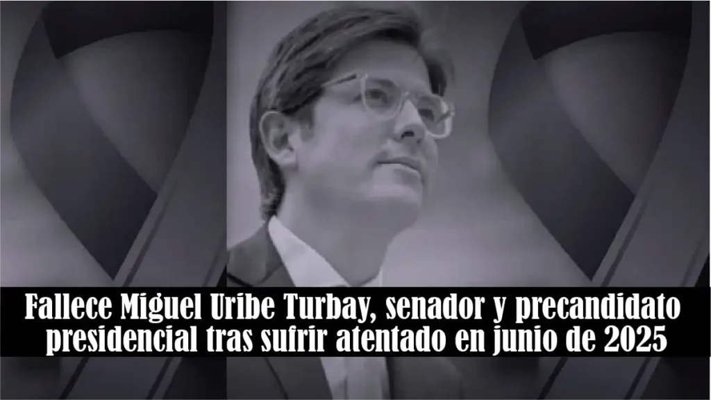 Fallece Miguel Uribe Turbay