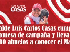 Alcalde Luis Carlos Casas cumple promesa de campaña y lleva a 500 abuelos a conocer el mar Alcalde Luis Carlos Casas Cumple Promesa de Campaña