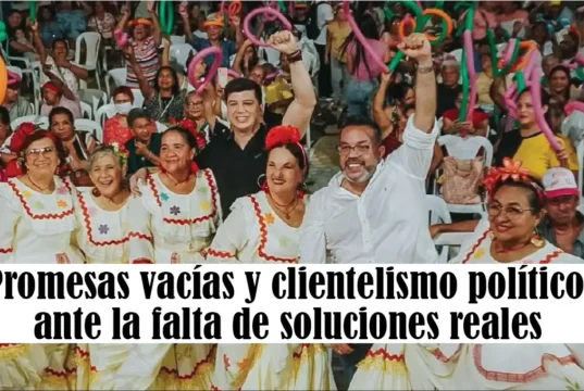 Promesas vacías y clientelismo político ante la falta de soluciones reales Promesas vacías y clientelismo político ante la falta de soluciones reales