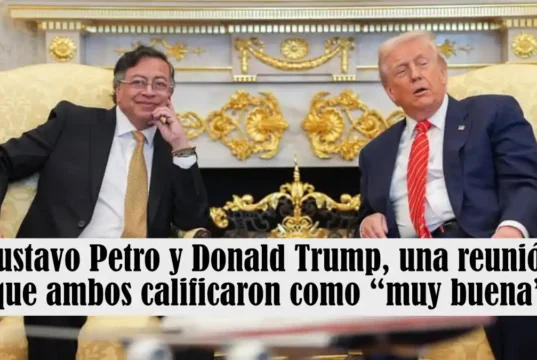 Gustavo Petro y Donald Trump, una reunión que ambos calificaron como “muy buena” Gustavo Petro y Donald Trump, una reunión que ambos calificaron como “muy buena”
