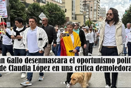 Iván Gallo desenmascara el oportunismo político de Claudia López en una crítica demoledora Iván Gallo desenmascara el oportunismo político de Claudia López en una crítica demoledora