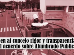 Exigen rigor y transparencia en el acuerdo sobre Alumbrado Publico Exigen rigor y transparencia en el acuerdo sobre Alumbrado Publico