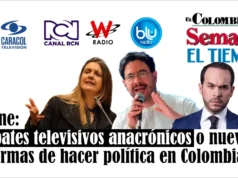 Debates televisivos anacrónicos o nuevas formas de hacer política en Colombia? Debates
